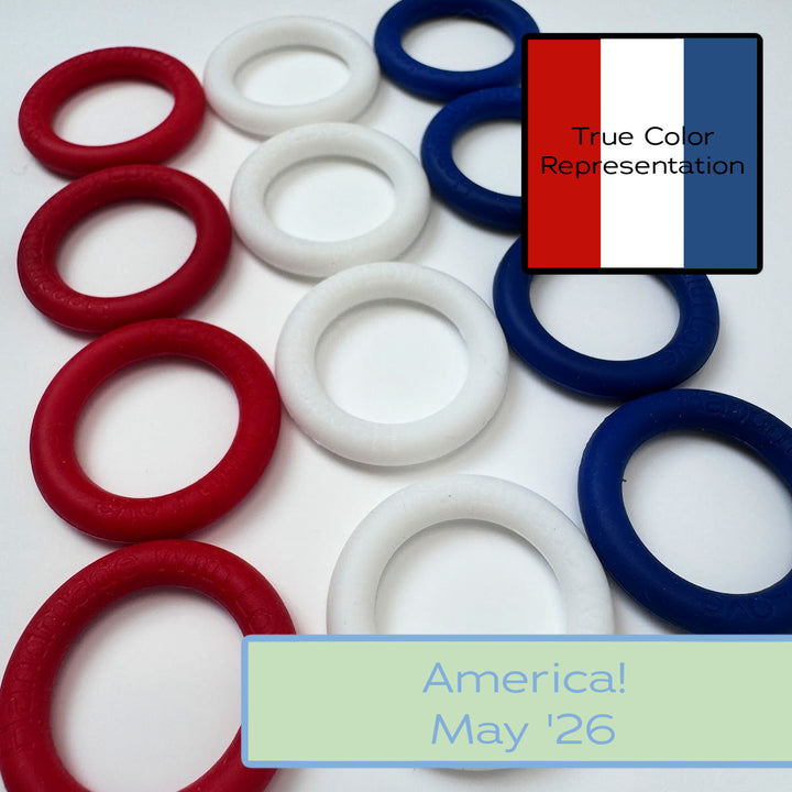 Silicone Rings - America!