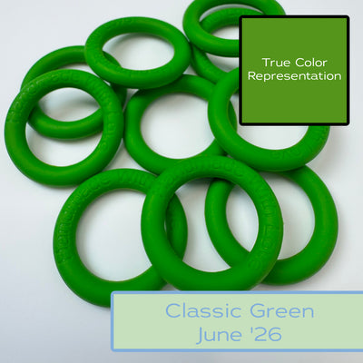 Silicone Rings - Classic Green