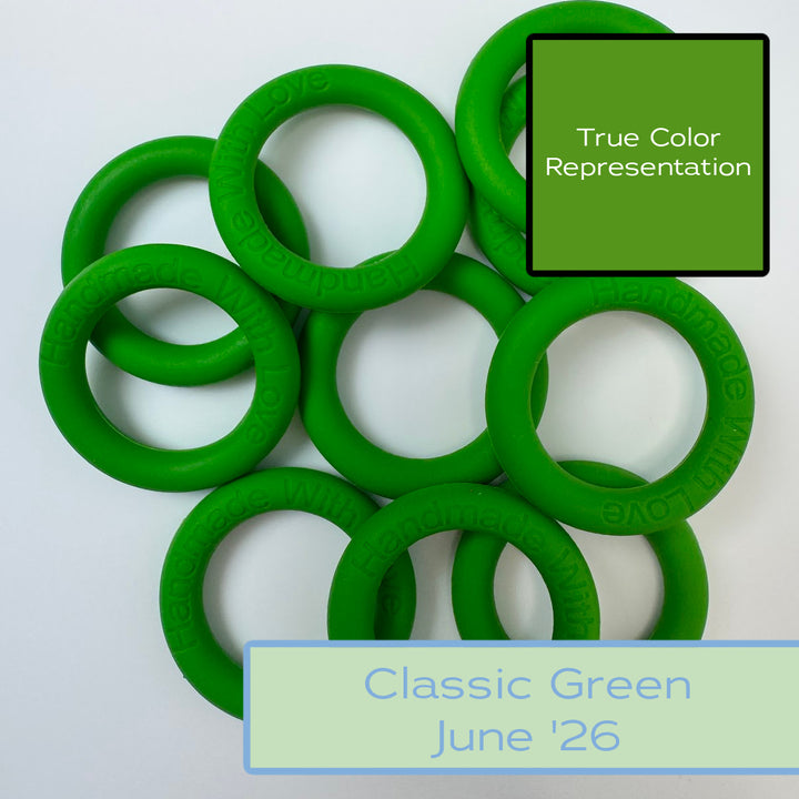 Silicone Rings - Classic Green