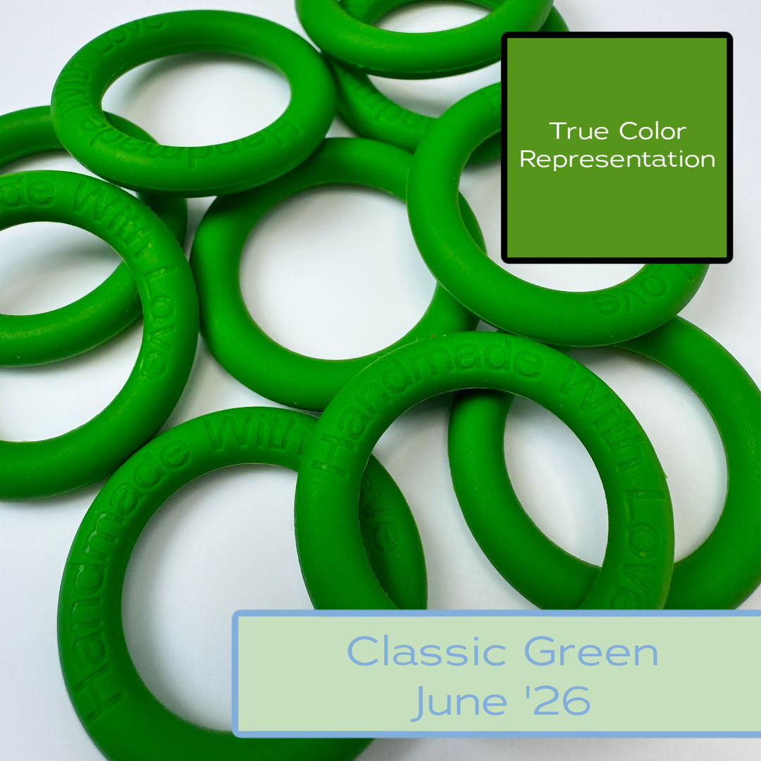 Silicone Rings - Classic Green