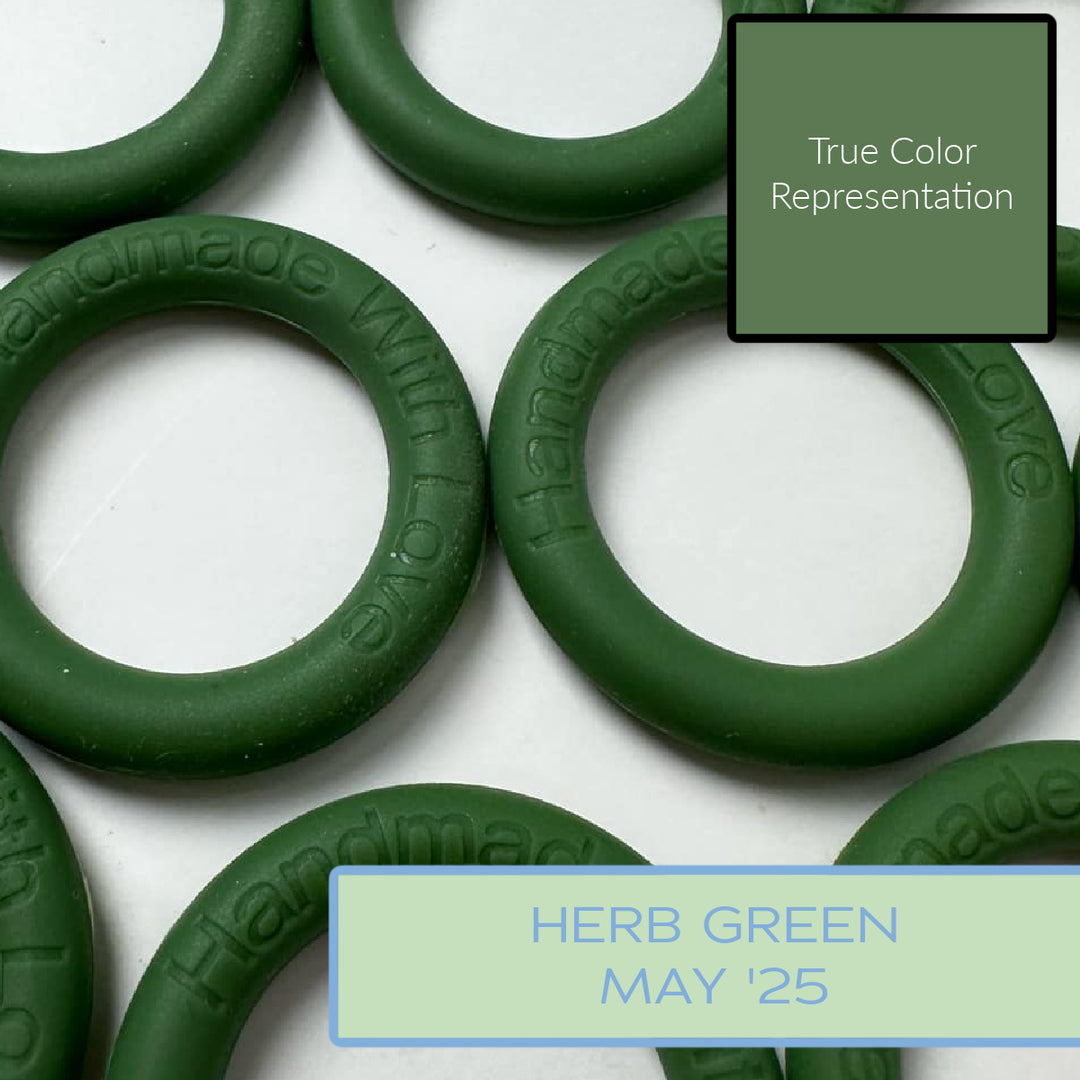 Silicone Rings - Herb Green