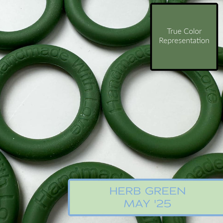 Silicone Rings - Herb Green