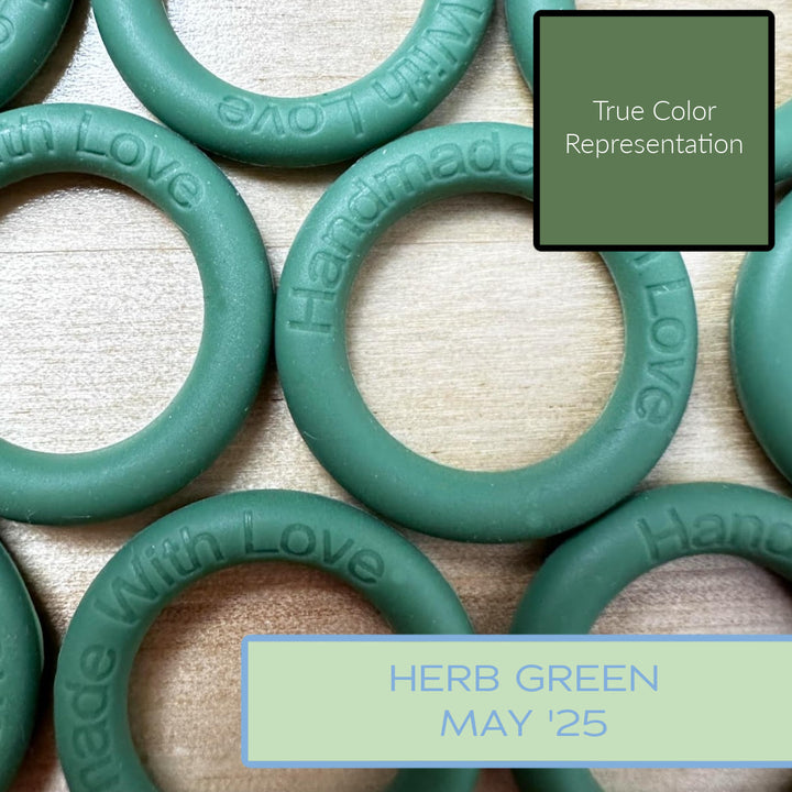 Silicone Rings - Herb Green