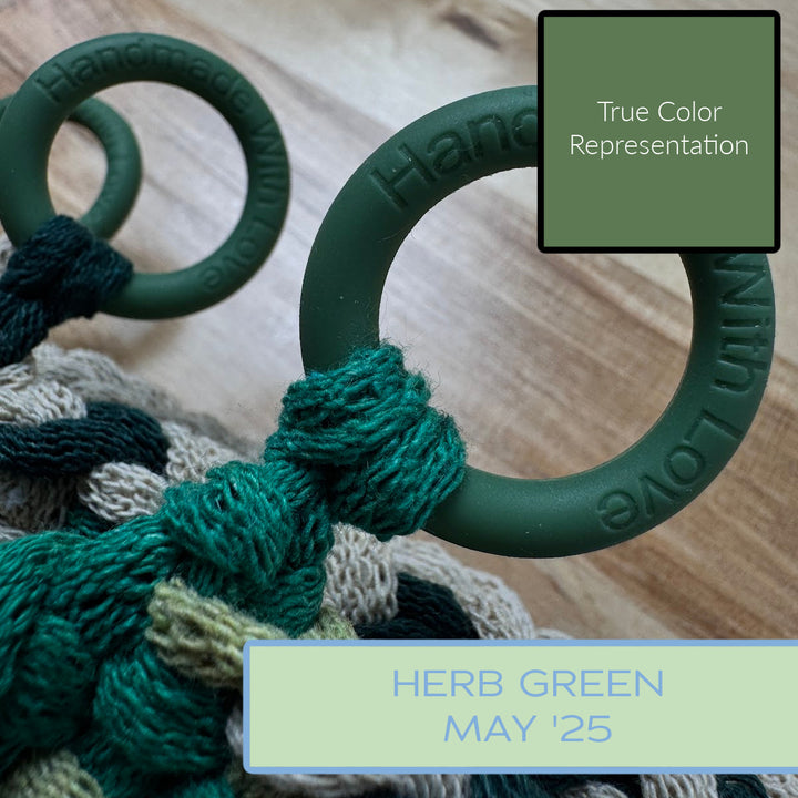 Silicone Rings - Herb Green