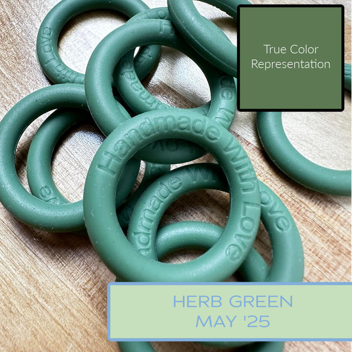 Silicone Rings - Herb Green