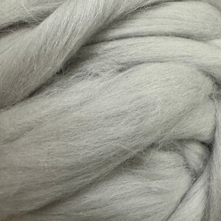 Silver - Top-South American Merino Top-Acorns &amp; Twigs-Acorns &amp; Twigs