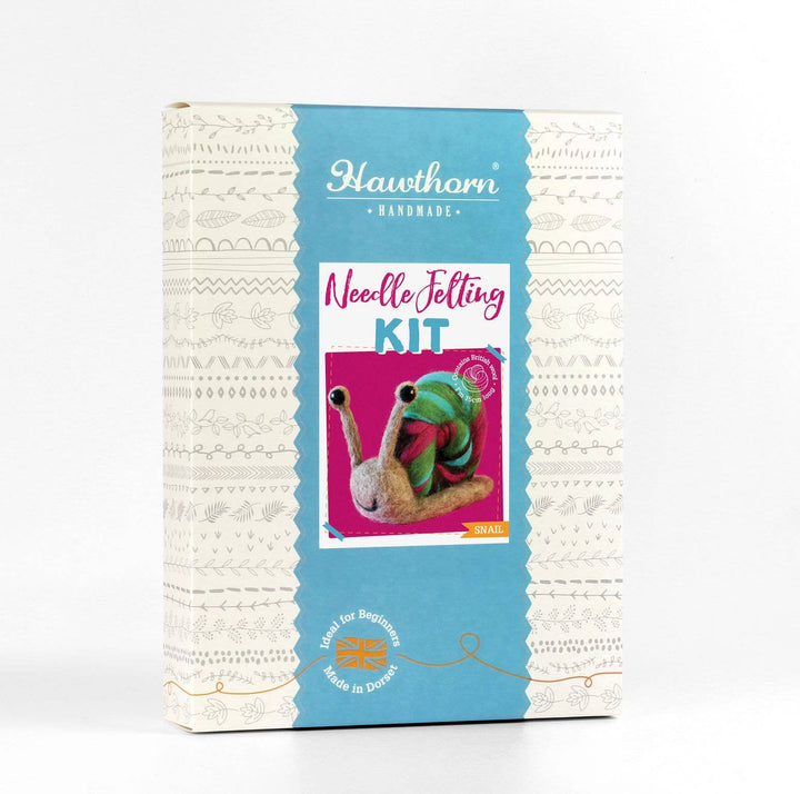 Snail Needle Felting Kit | Beginner Craft Kit-Hawthorn Handmade (US Duties Paid)-Acorns &amp; Twigs