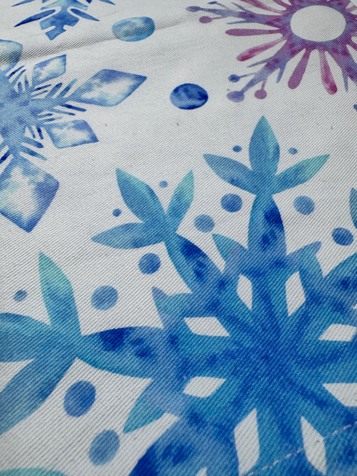 Snowflakes Tea Towel-Potholder weaving-Keep On Looping-Acorns &amp; Twigs