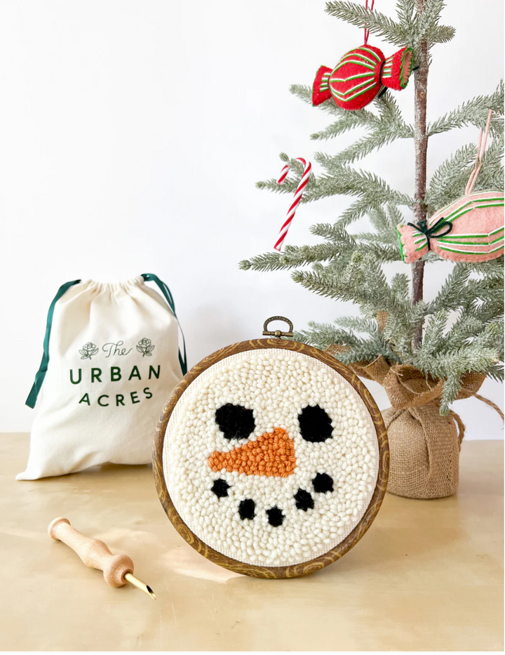 Snowman Punch Needle Kit-Punch Needle-Urban Acres-Acorns &amp; Twigs