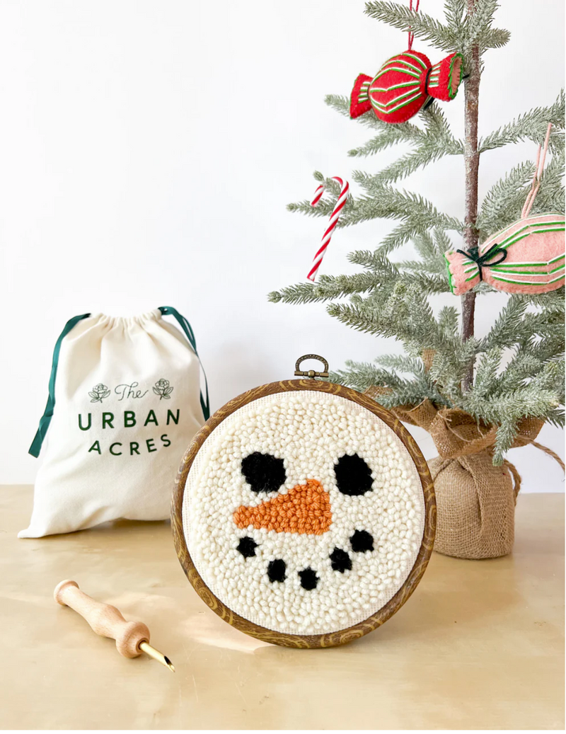 Snowman Punch Needle Kit-Punch Needle-Urban Acres-Acorns & Twigs