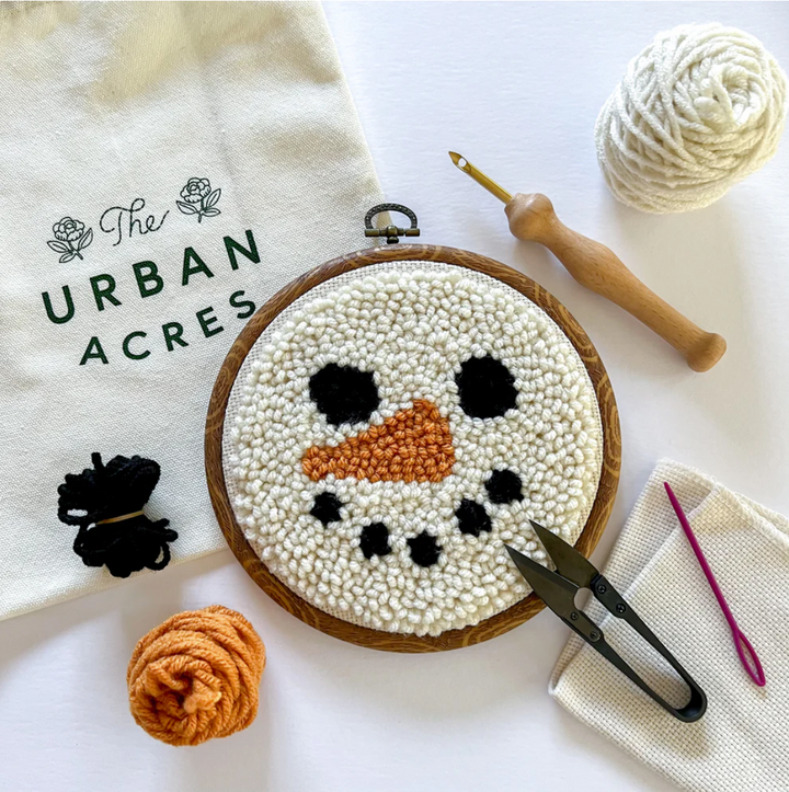 Snowman Punch Needle Kit-Punch Needle-Urban Acres-Acorns &amp; Twigs