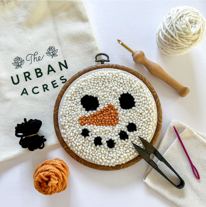 Snowman Punch Needle Kit-Punch Needle-Urban Acres-Acorns & Twigs