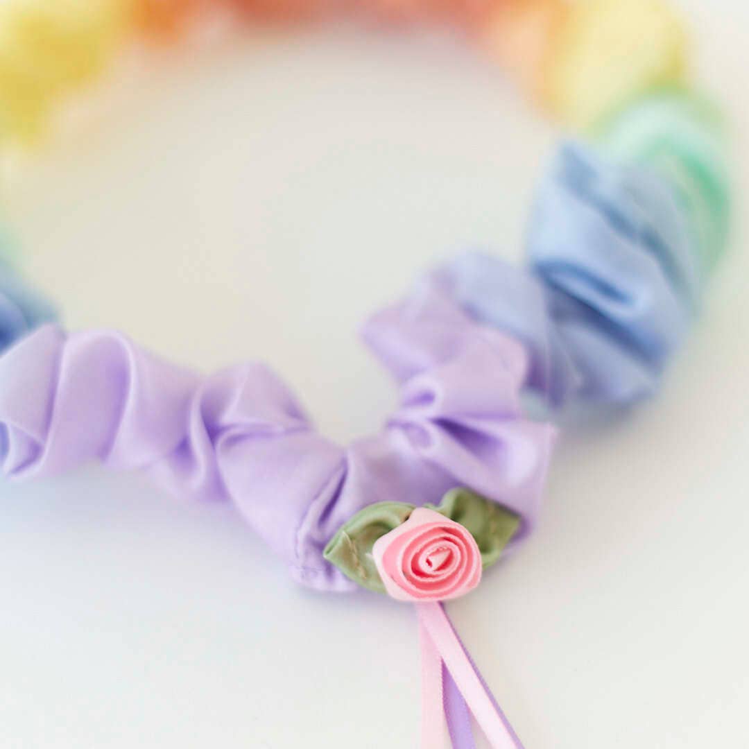 Soft Rainbow Garland-Sarah’s Silks-Acorns & Twigs
