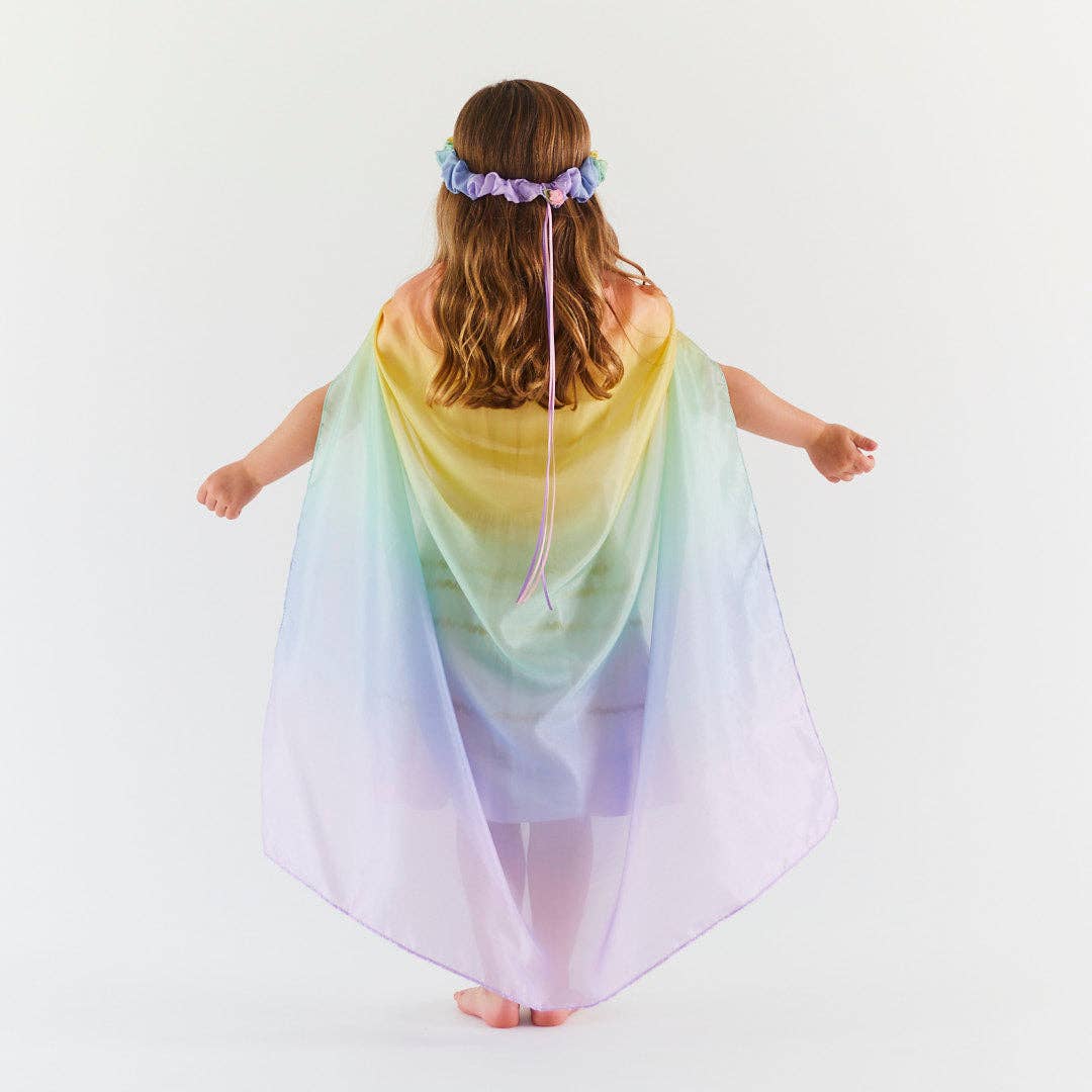 Soft Rainbow Garland-Sarah’s Silks-Acorns &amp; Twigs