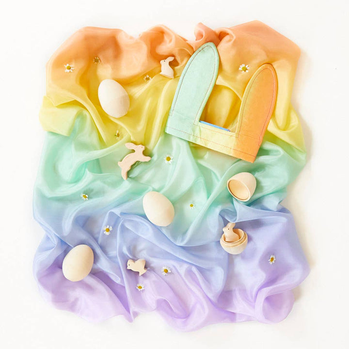 Soft Rainbow Playsilk-Sarah’s Silks-Acorns &amp; Twigs