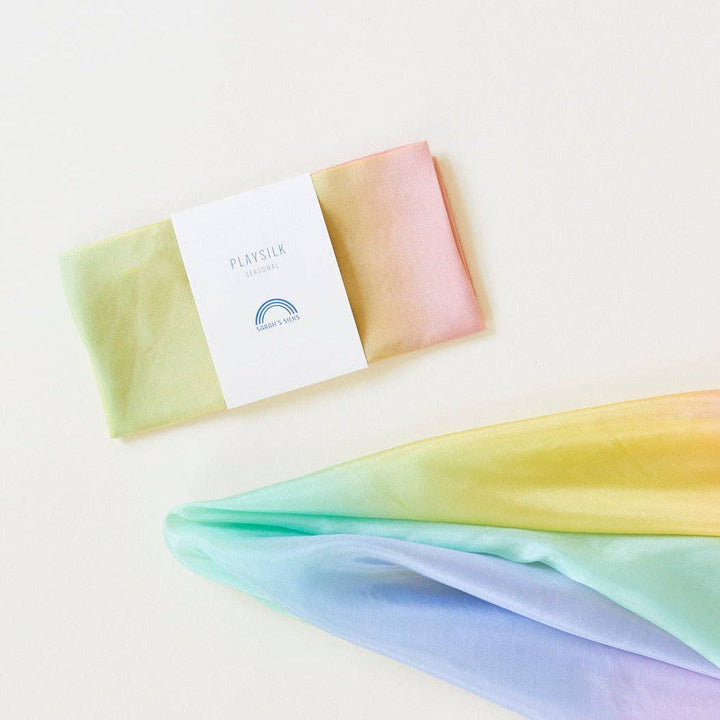 Soft Rainbow Playsilk-Sarah’s Silks-Acorns &amp; Twigs