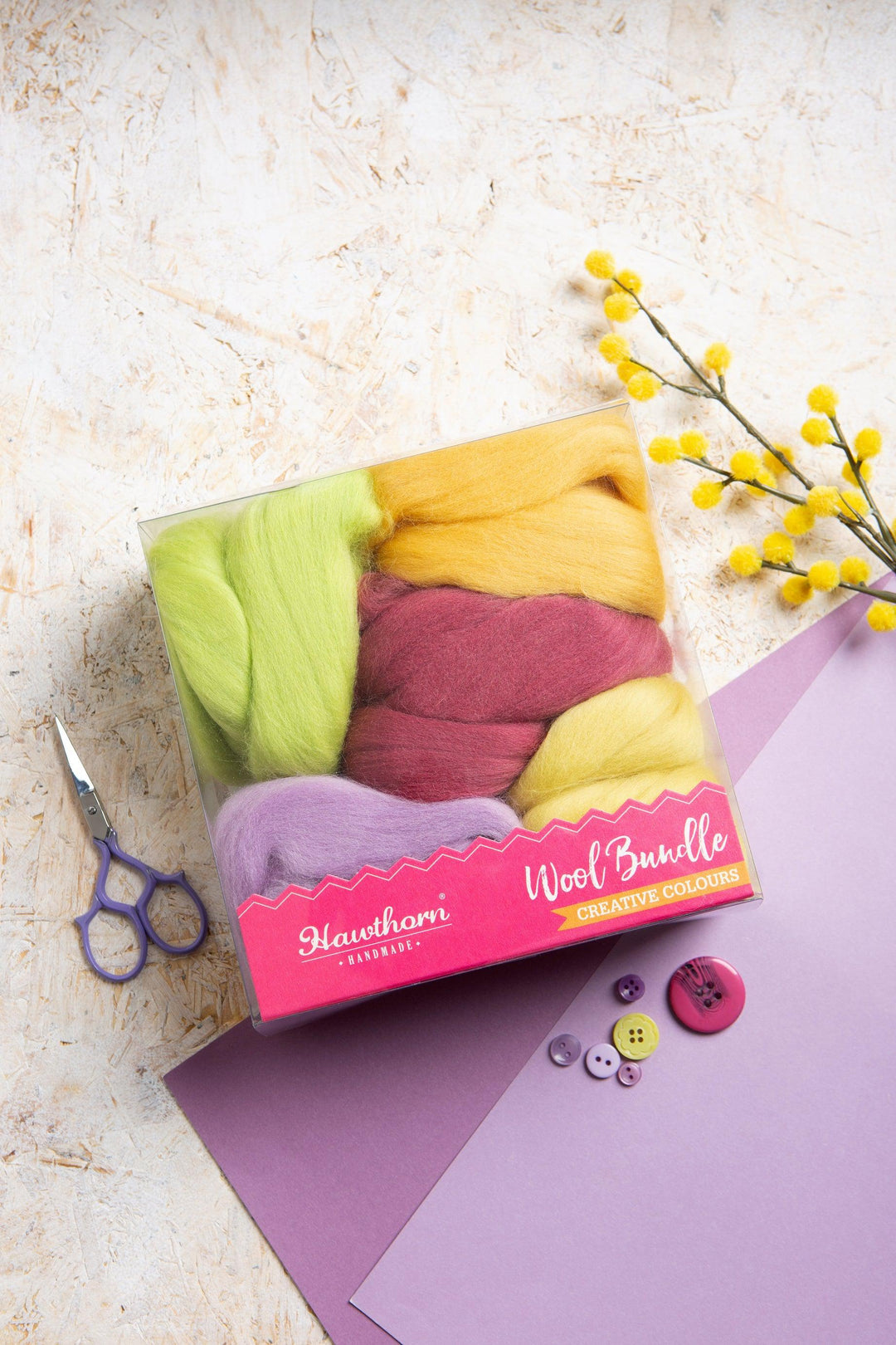 Spring Wool Bundles-Pre-Packaged Wool Sets-Hawthorn Handmade-Acorns &amp; Twigs