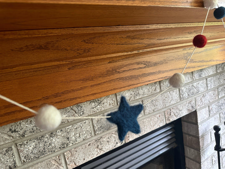 Star &amp; Heart Garland Stencils-Needle Felting-Acorns &amp; Twigs-Acorns &amp; Twigs