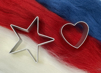 Star & Heart Garland Stencils-Needle Felting-Acorns & Twigs-Acorns & Twigs