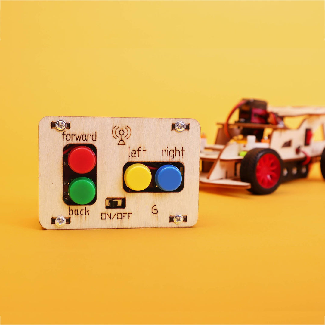 Steering Remote Controlled Car DIY Kit, Educational STEM Toy-Wooden Toy-Kitsville-Acorns &amp; Twigs