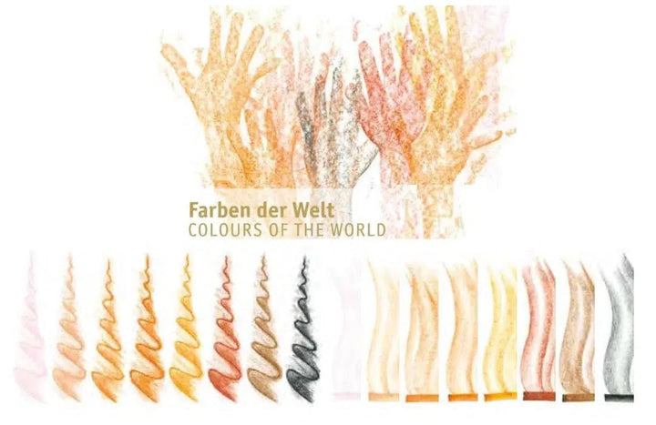 Stockmar COLOURS OF THE WORLD Stick Beeswax Crayon Sets-Drawing &amp; Writing-Stockmar-Acorns &amp; Twigs