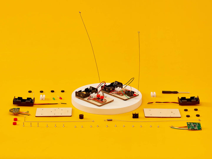 Telegraph &amp; Morse Code DIY Kit, Educational STEM Toy-Wooden Toy-Kitsville-Acorns &amp; Twigs