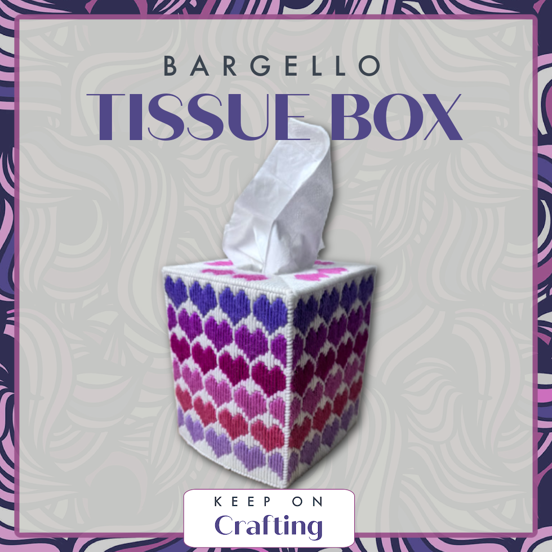 Tissue Box Bargello Class-KOC-Keep On Crafting-Acorns &amp; Twigs