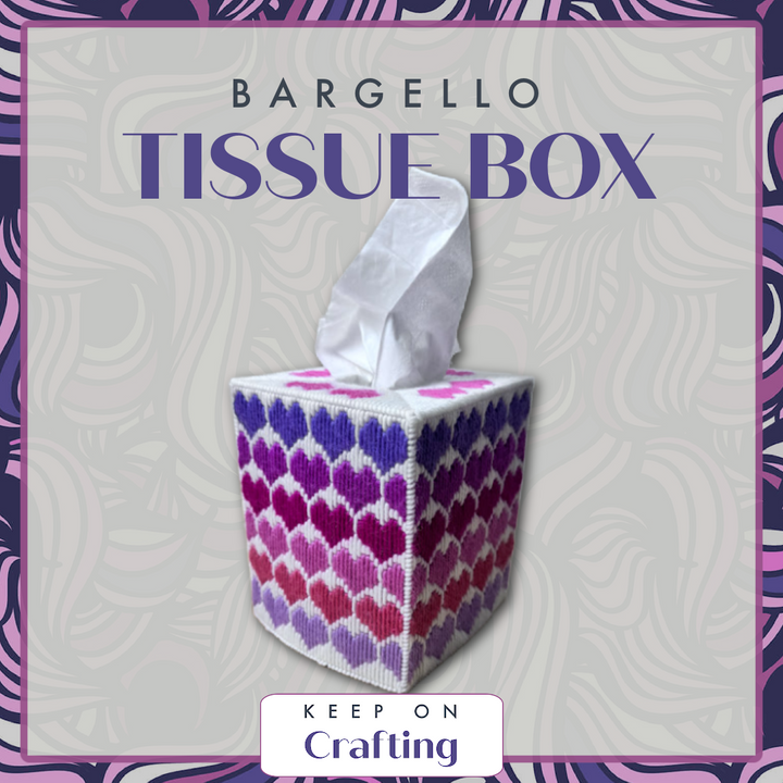 Tissue Box Bargello Class-KOC-Keep On Crafting-Acorns &amp; Twigs
