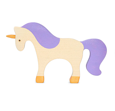 Unicorn, purple-Small World Play-PoppyBabyCo-Acorns & Twigs