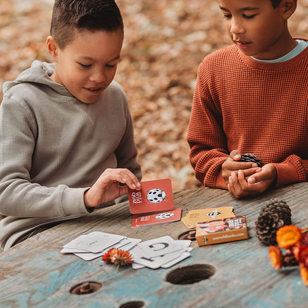 Wild Quiz card game-Nature Activities-Your Wild Books-Acorns &amp; Twigs