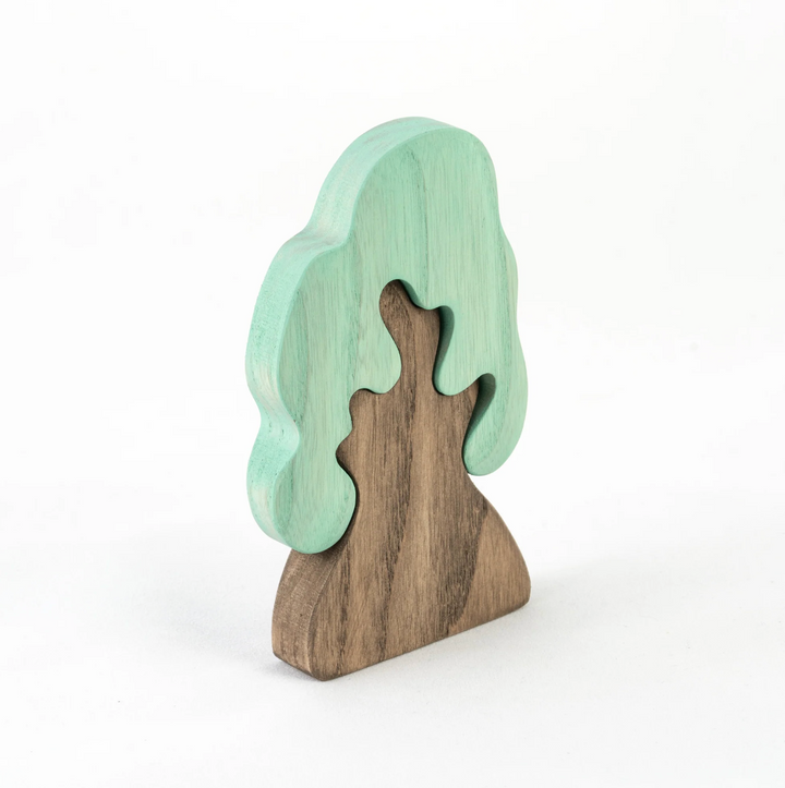 Winter Oak Puzzle-Small World Play-PoppyBabyCo-Acorns &amp; Twigs