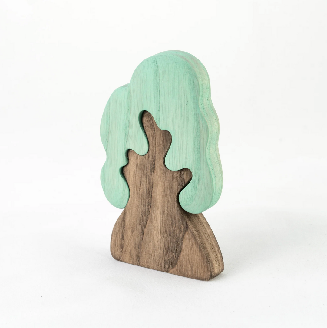Winter Oak Puzzle-Small World Play-PoppyBabyCo-Acorns &amp; Twigs