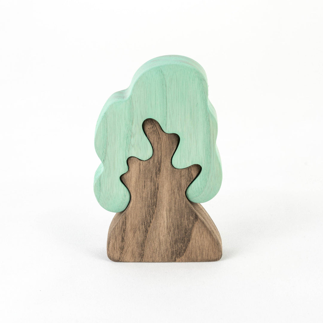 Winter Oak Puzzle-Small World Play-PoppyBabyCo-Acorns &amp; Twigs