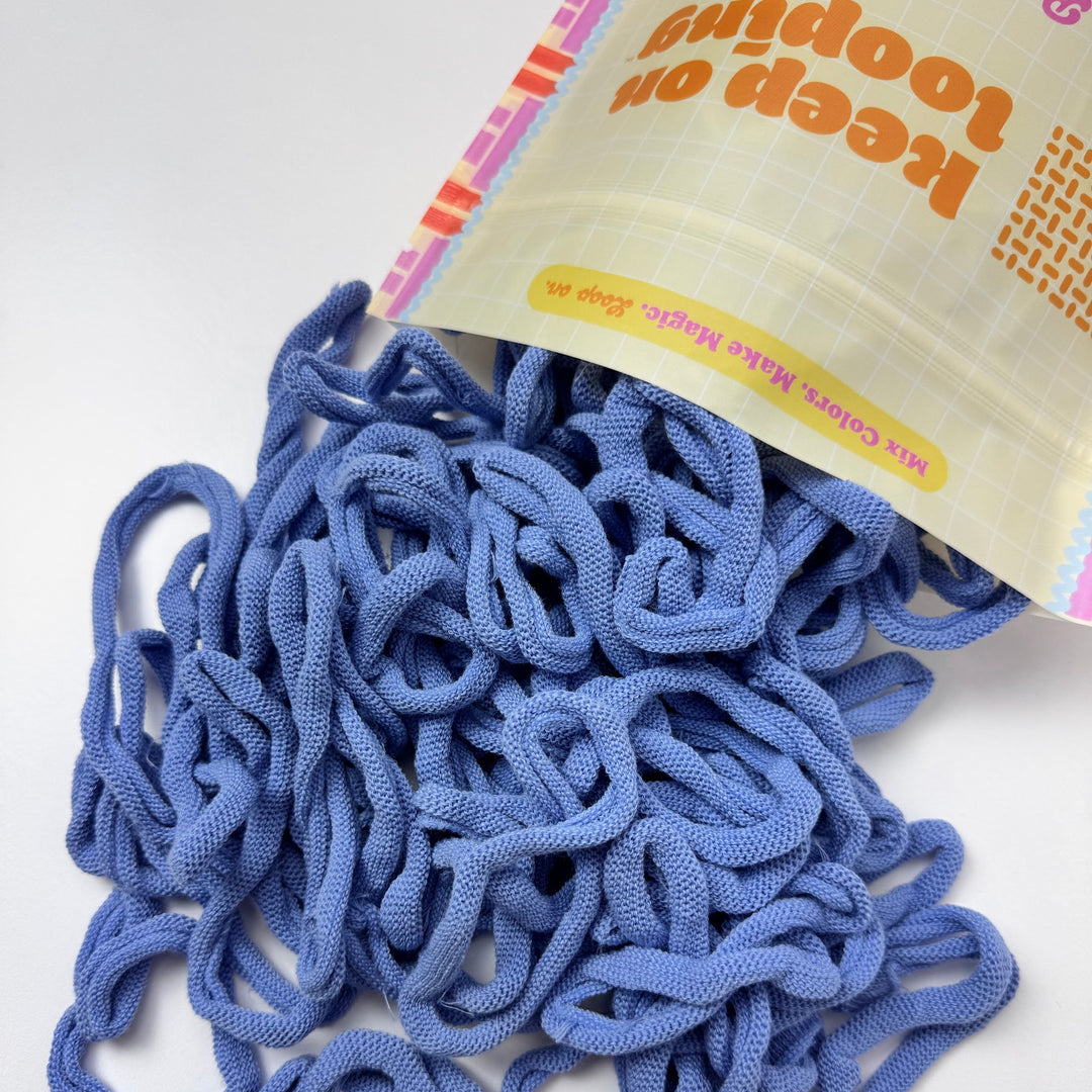 Winter Sky Cotton Loops (10" Size)-Potholder weaving-Keep On Looping-Acorns &amp; Twigs