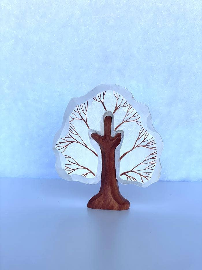 Winter Tree-Small World Play-PoppyBabyCo-Acorns &amp; Twigs