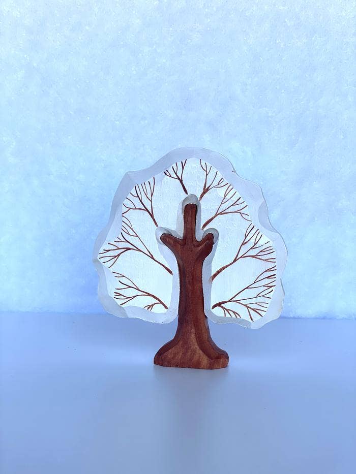 Winter Tree-Small World Play-PoppyBabyCo-Acorns & Twigs
