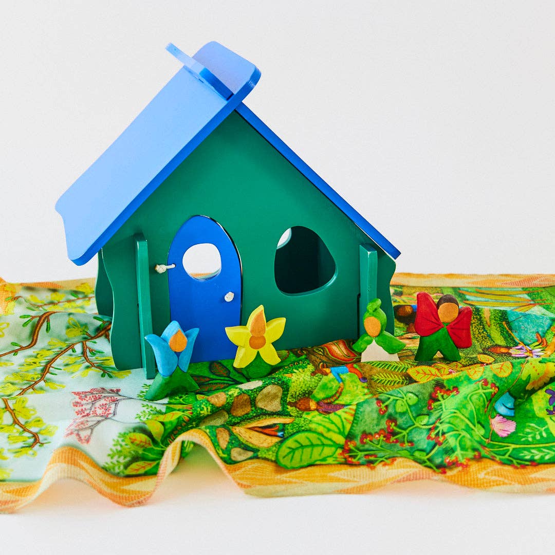 Wooden Fairy Cottage-Sarah’s Silks-Acorns & Twigs