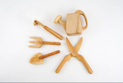 Wooden Gardening Toy Set-Wooden Toy-PoppyBabyCo-Acorns & Twigs