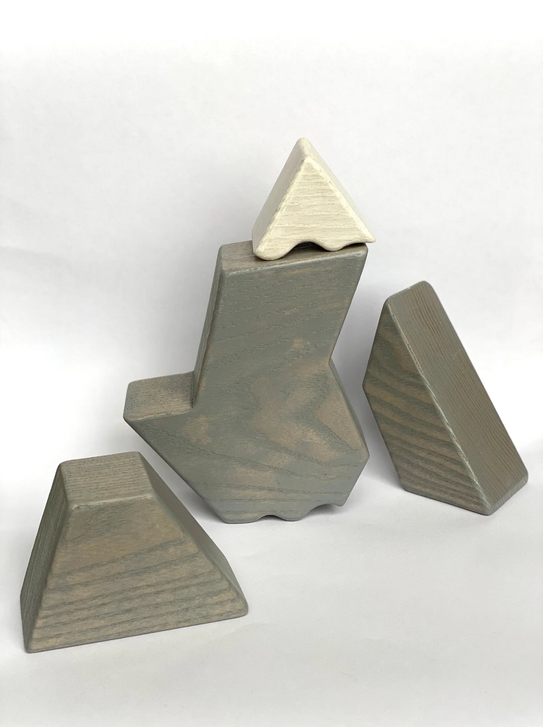 Wooden Mountain Puzzle Blocks-Small World Play-PoppyBabyCo-Acorns &amp; Twigs