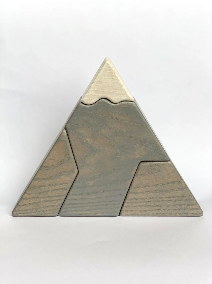 Wooden Mountain Puzzle Blocks-Small World Play-PoppyBabyCo-Acorns &amp; Twigs