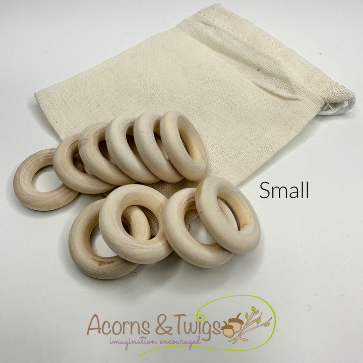 Wooden Rings-Wooden Toy-Acorns &amp; Twigs-Acorns &amp; Twigs