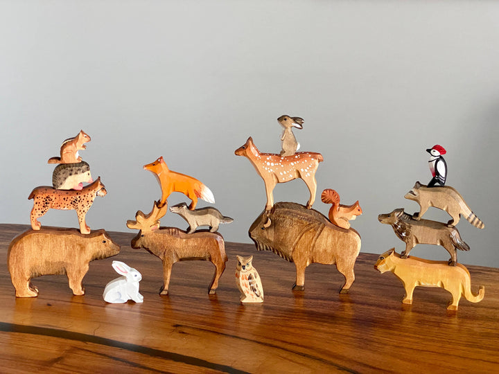 Woodland Animals-Small World Play-PoppyBabyCo-Acorns &amp; Twigs