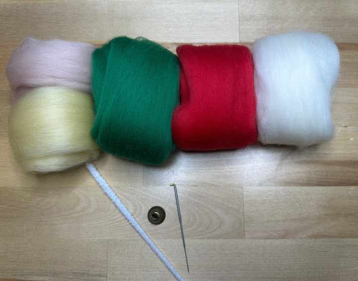 Wool Fairy Supply Kit-Needle Felting-Acorns &amp; Twigs-Acorns &amp; Twigs
