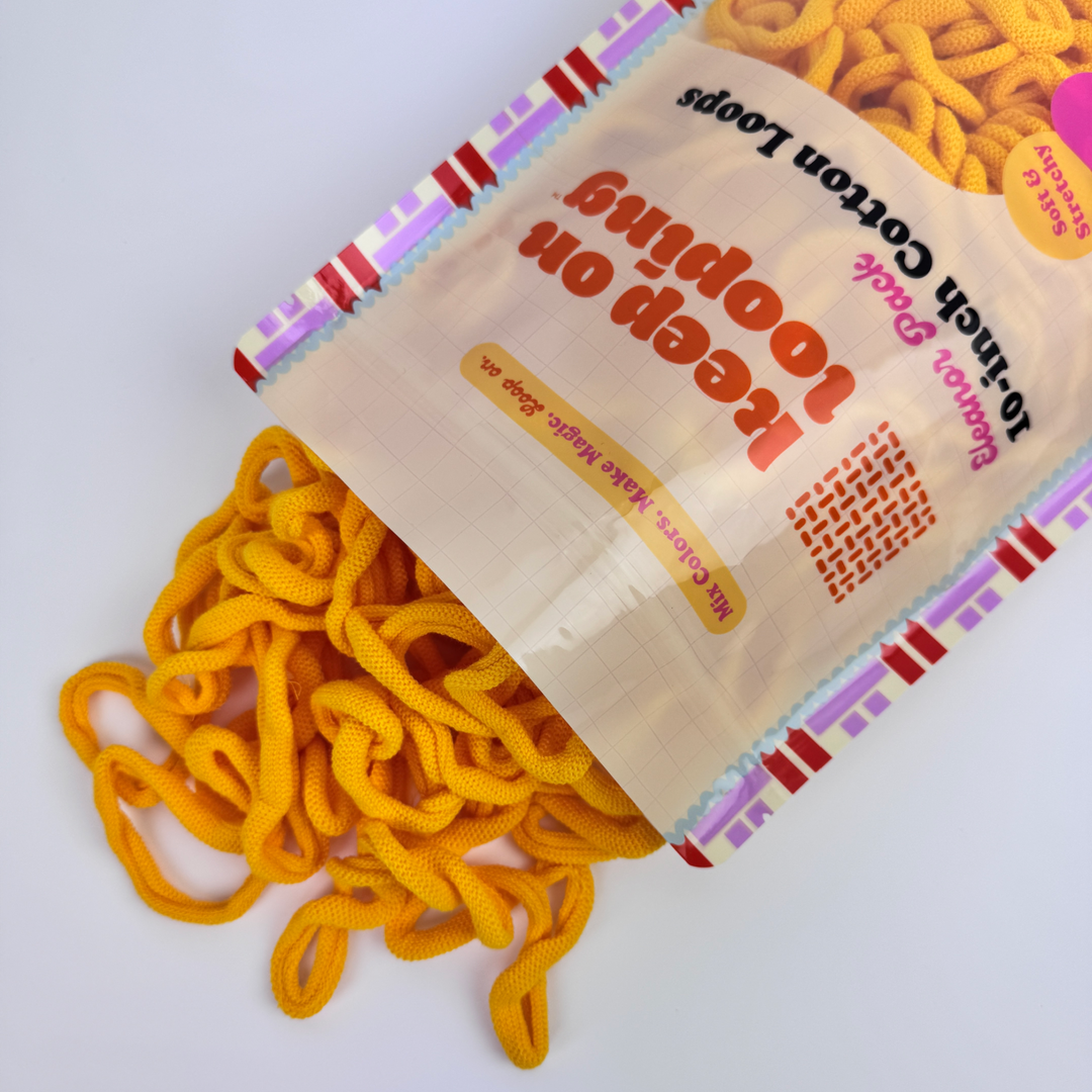 Yellow Cotton Loops