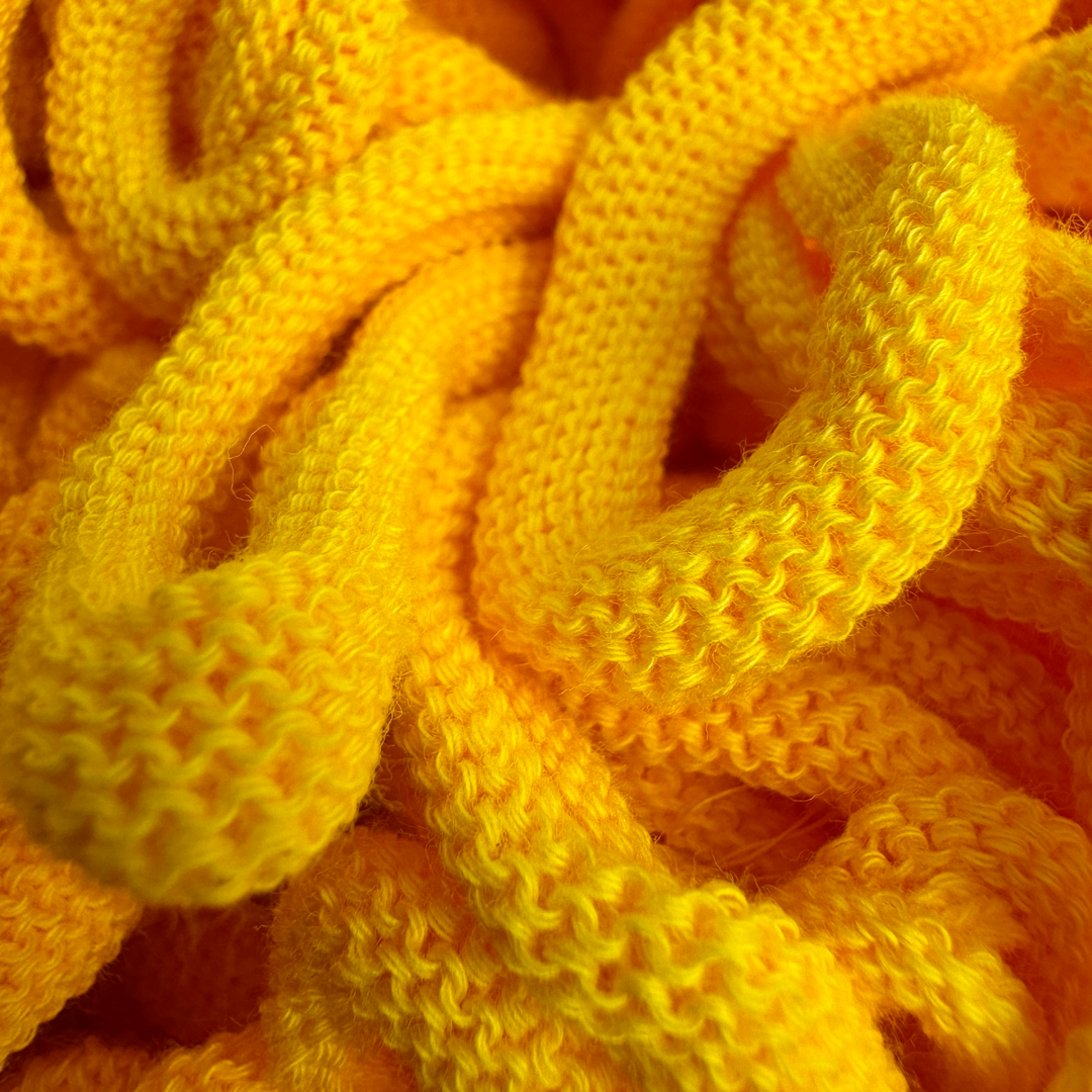 Yellow Cotton Loops