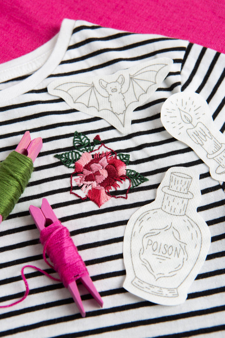 Gothic Tales Stick &amp; Stitch Embroidery Pack | Halloween
