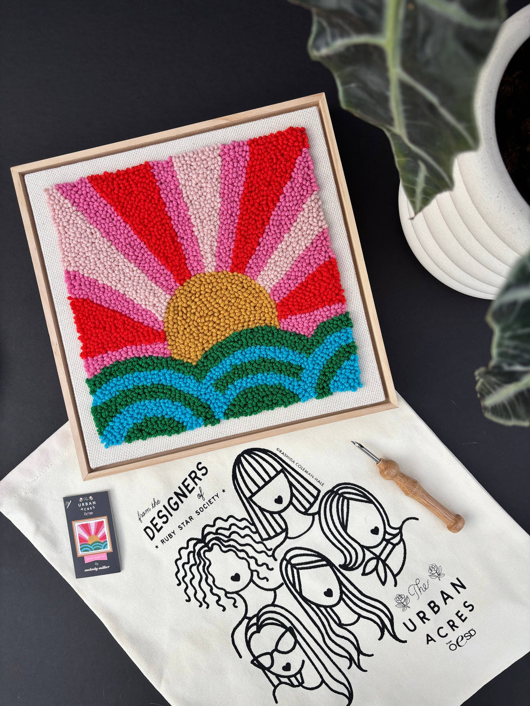 Rise &amp; Shine by Melody Miller - Punch Needle Frame Kit