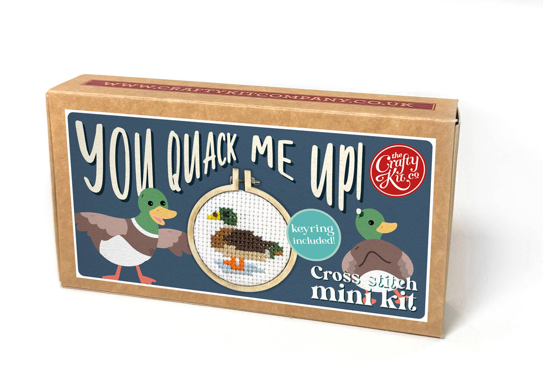 You Quack Me Up! Mini Matchbox Cross Stitch Kit