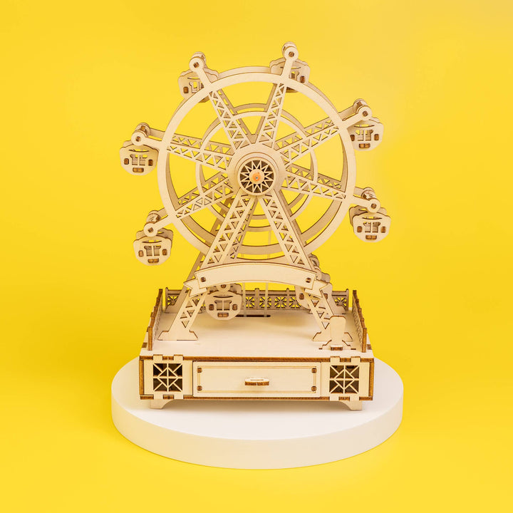 DIY Wooden Ferris Wheel Music Box Kit: Canon in D