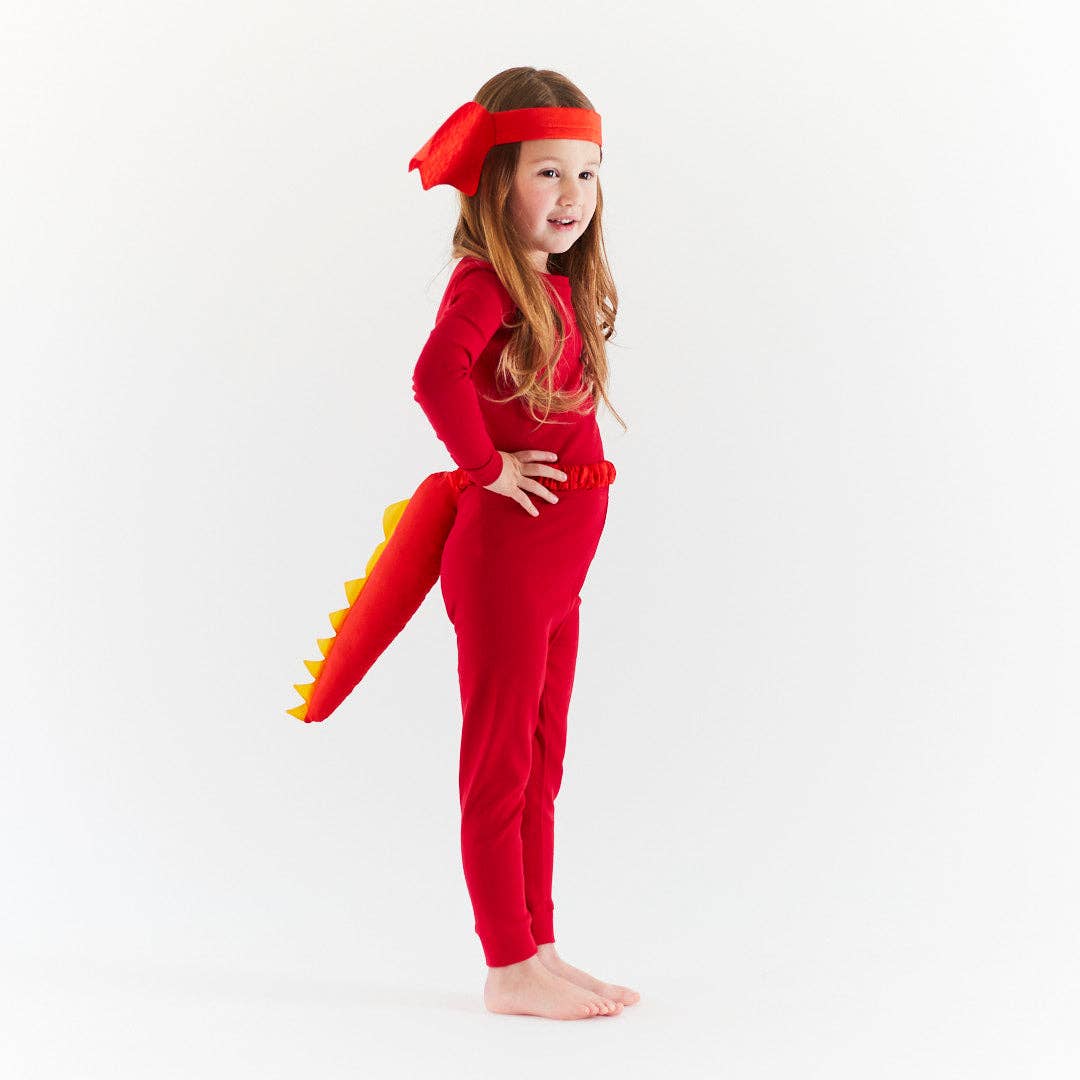 Red Dinosaur Tail
